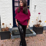 Zwarte glitter broek kopen online | BY BLOOM dameskleding kopen 