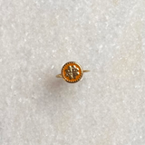 Gouden ring met klaver | BY BLOOM ring kopen online