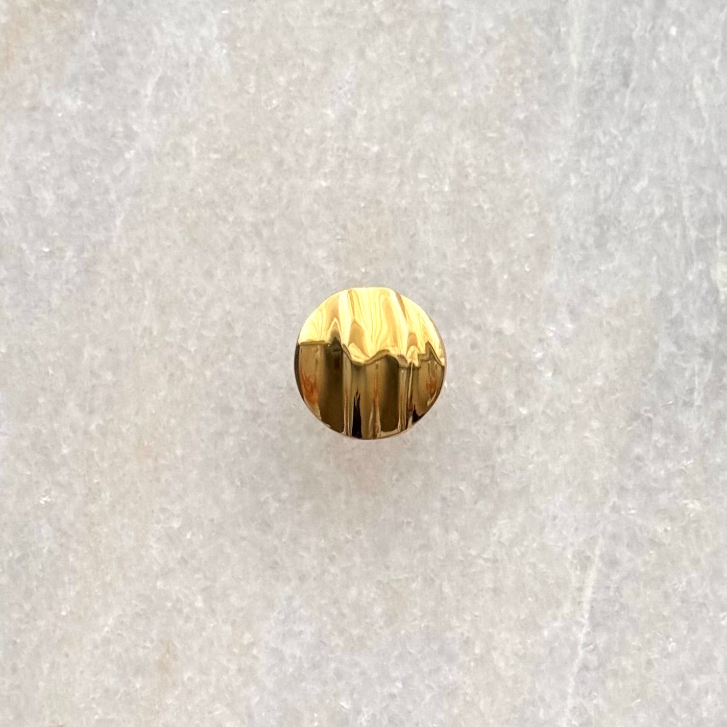 Gouden statement ring | Roestvrijstalen ringen kopen online | BY BLOOM sieraden