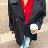 Spencer rood kopen | Mohair gilet met knopen | Dameskleding kopen online | BY BLOOM