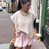 Balloon skirt rokje roze | Kort roze rokje bestellen online | Dameskleding bestellen online | BY BLOOM
