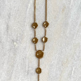 Lange gouden roestvrijstalen ketting  Stainless Steel ketting kopen | BY BLOOM