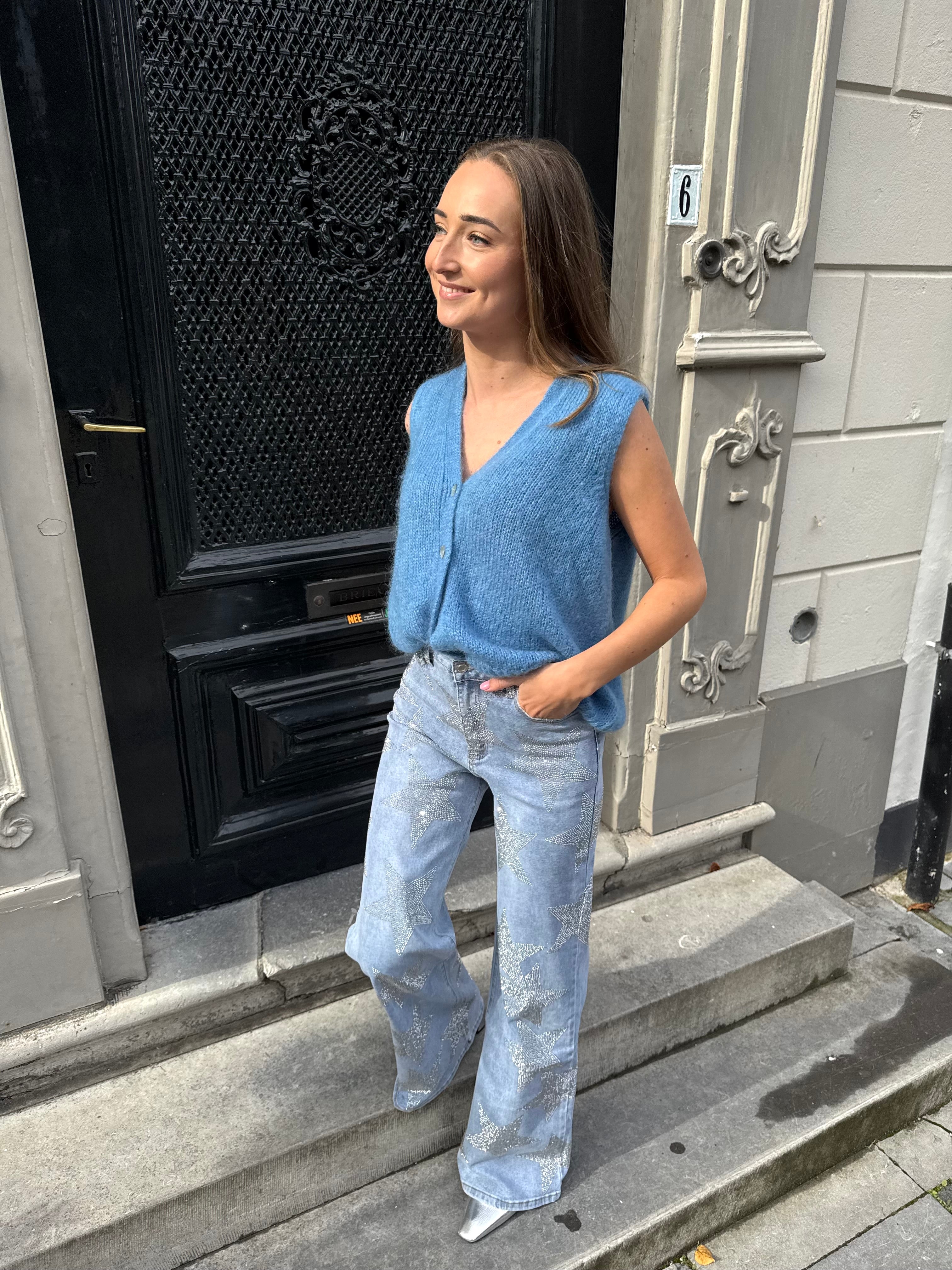Bobbie gilet met Mohair | Mohair dameskleding kopen online | BY BLOOM