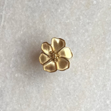 Statement ring met bloem | Gouden bloemen ring | BY BLOOM