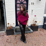 Sequin broek met zwart kopen online | BY BLOOM kleding kopen online