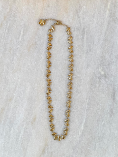 Gouden ketting met strikjes | Strik ketting | Stainless steel ketting