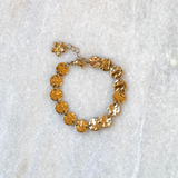 Gouden armband met muntjes | Muntjes armband stainless steel | Roestvrijstalen armband met cirkels